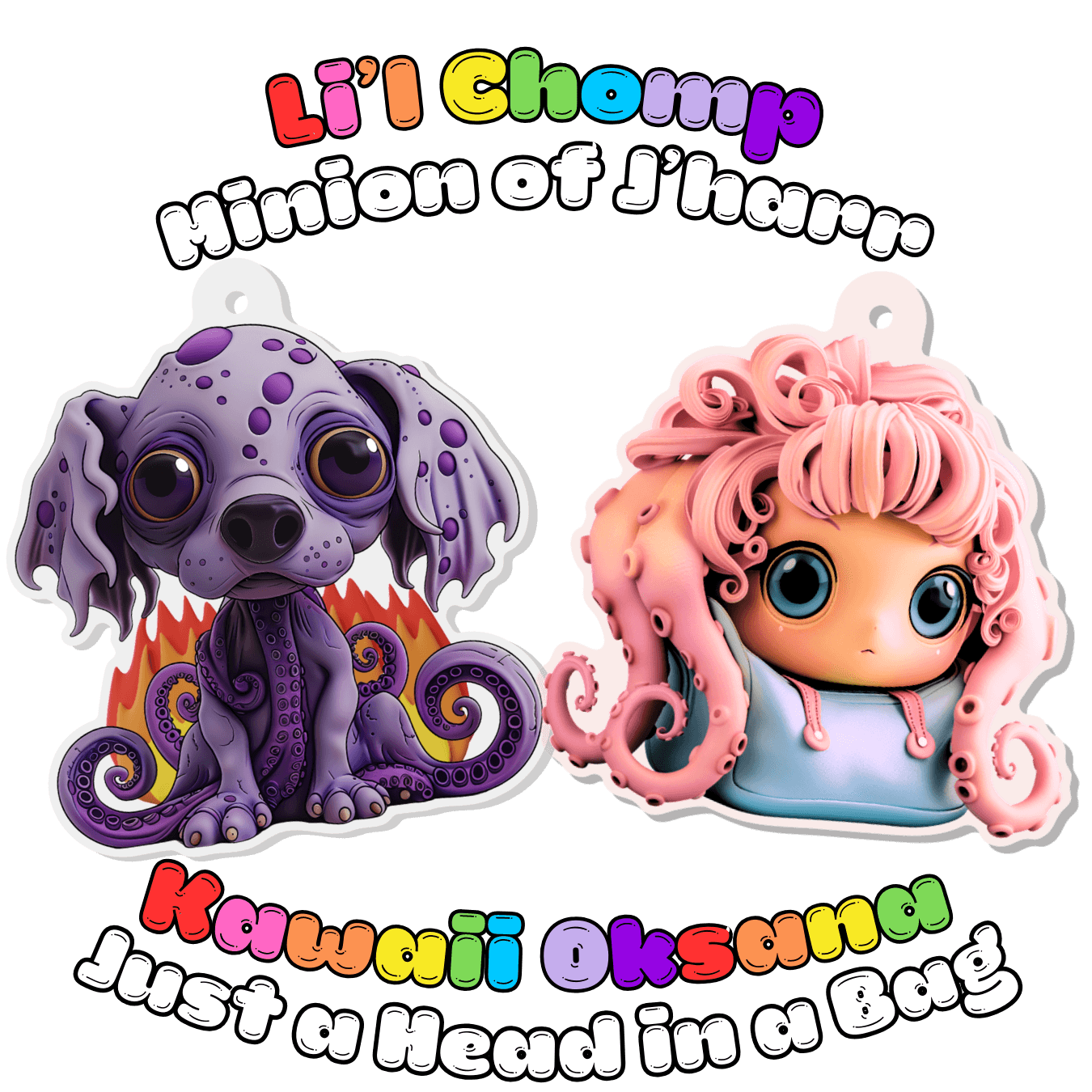 Horribly Cute Keychains