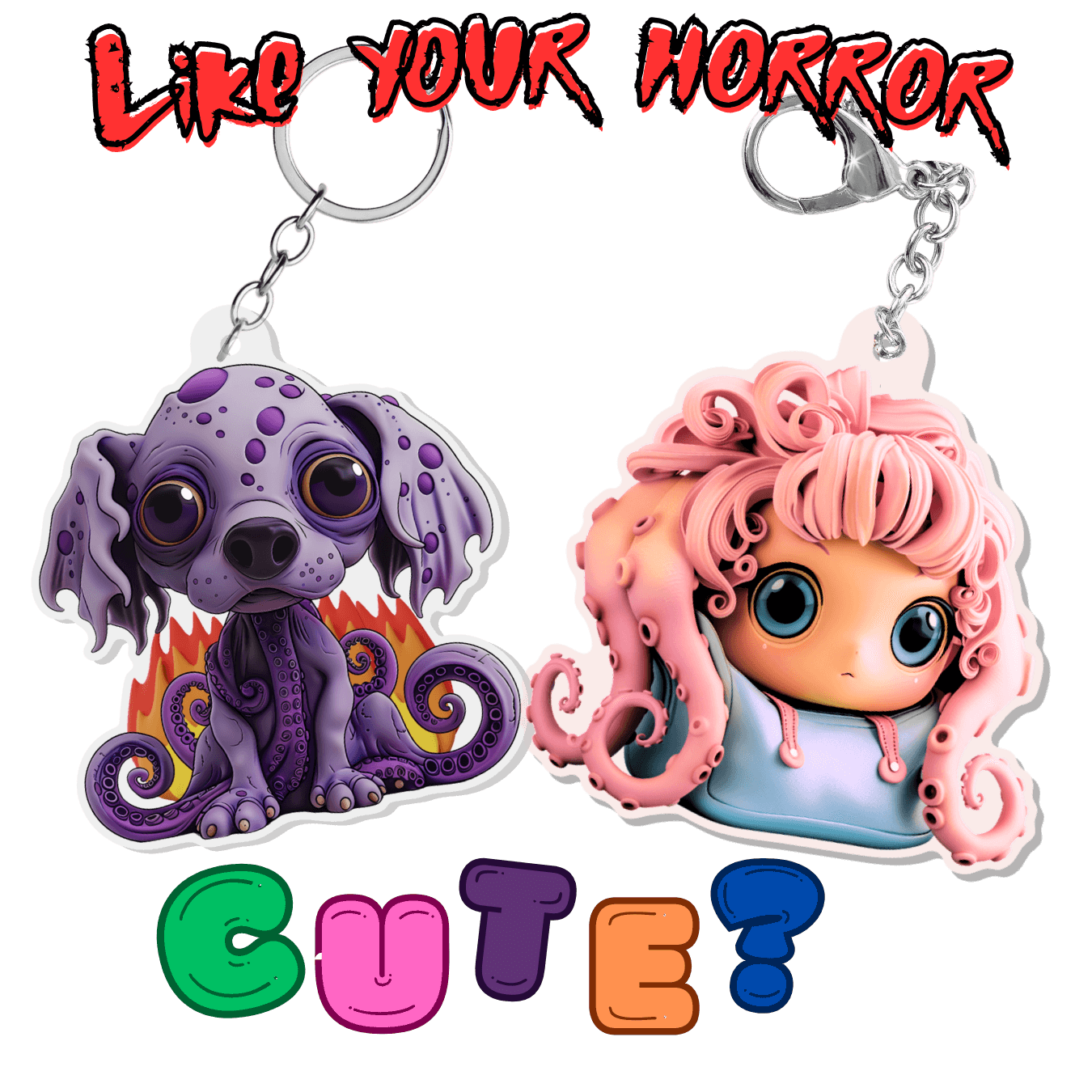 Horribly Cute Keychains