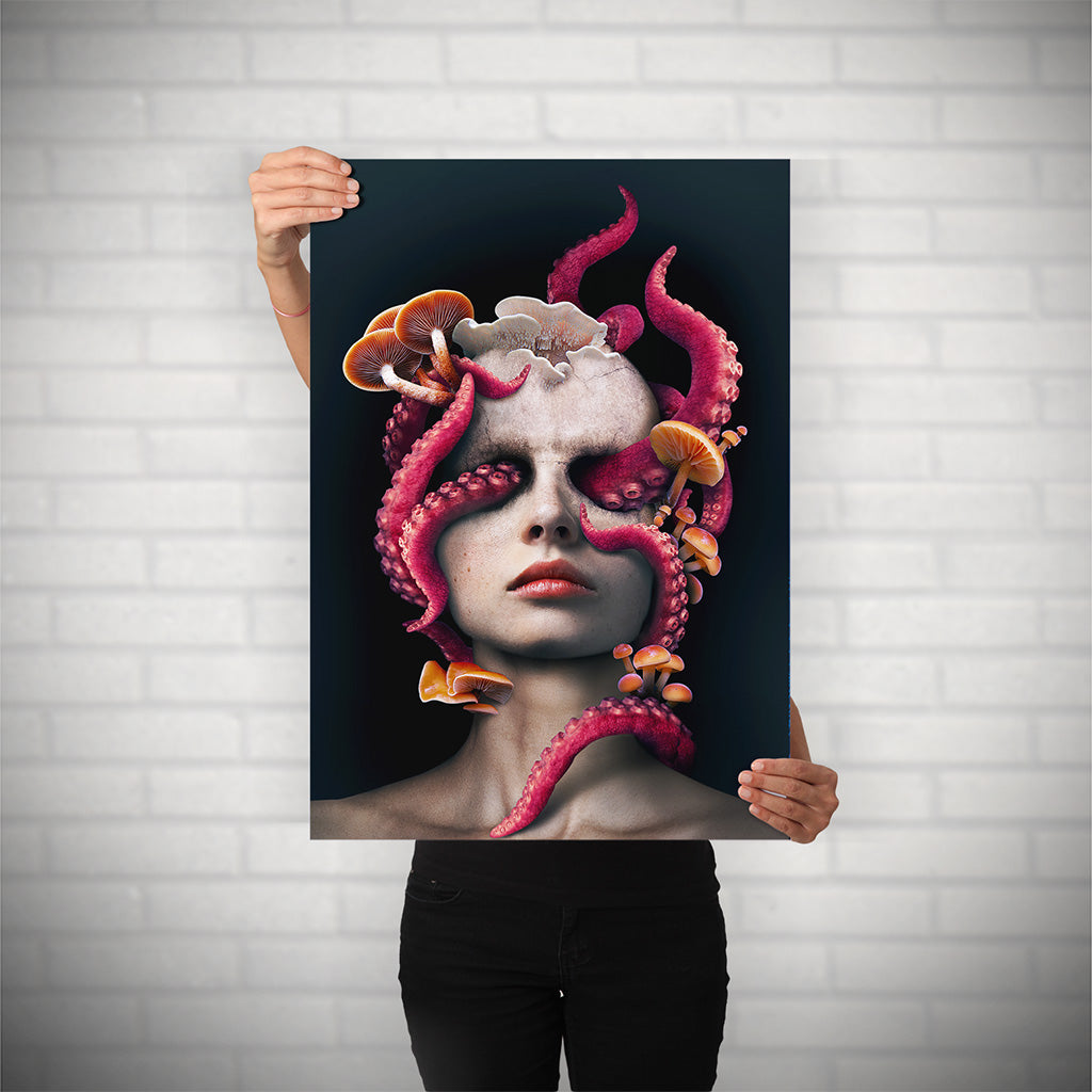 Head Like a Hole Vertical Matte Poster